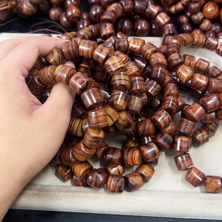 手串/手链黄花梨/降香黄檀15mm桶珠倒