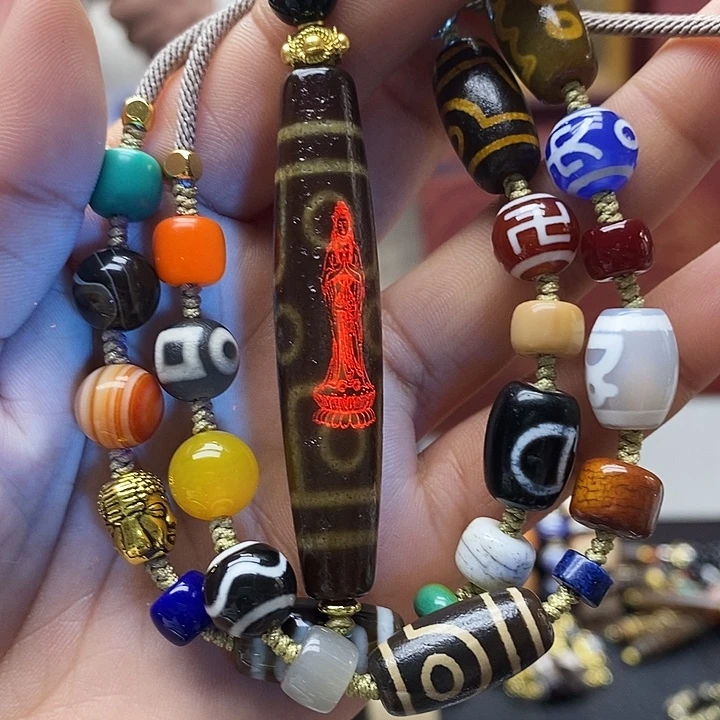 玛瑙/玉髓合金颈饰