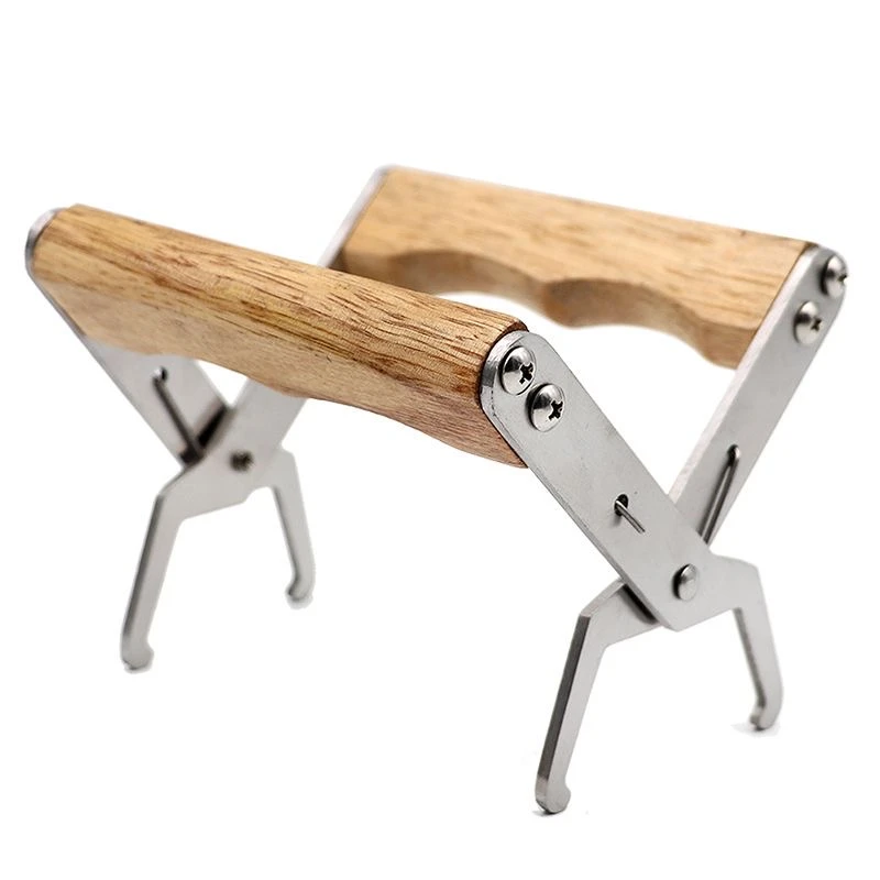 出口型不锈钢巢框夹提脾器夹提蜂脾夹子巢脾巢框专用蜂具养蜂工具