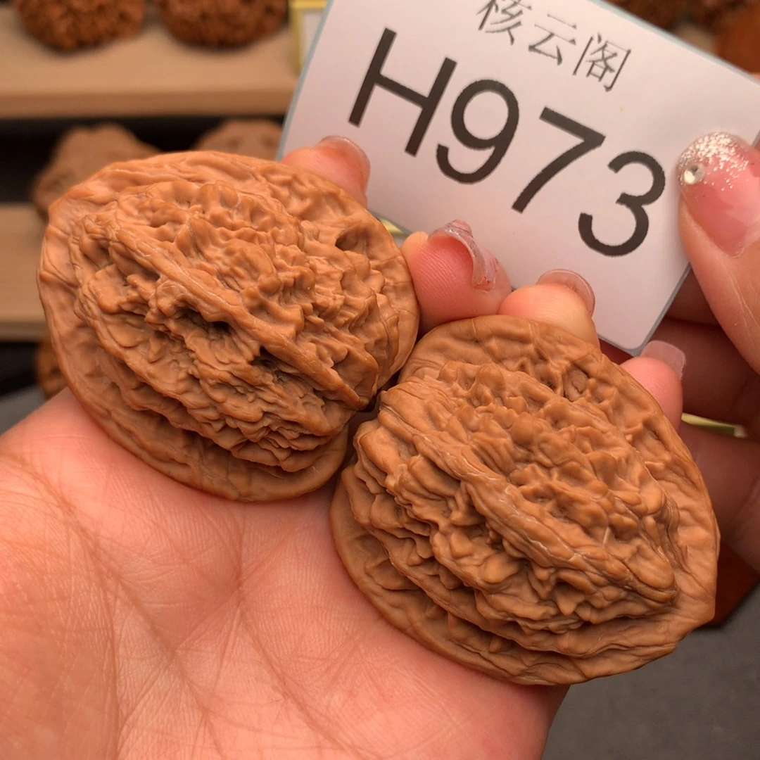 文玩核桃把件43全品原桩麦虎