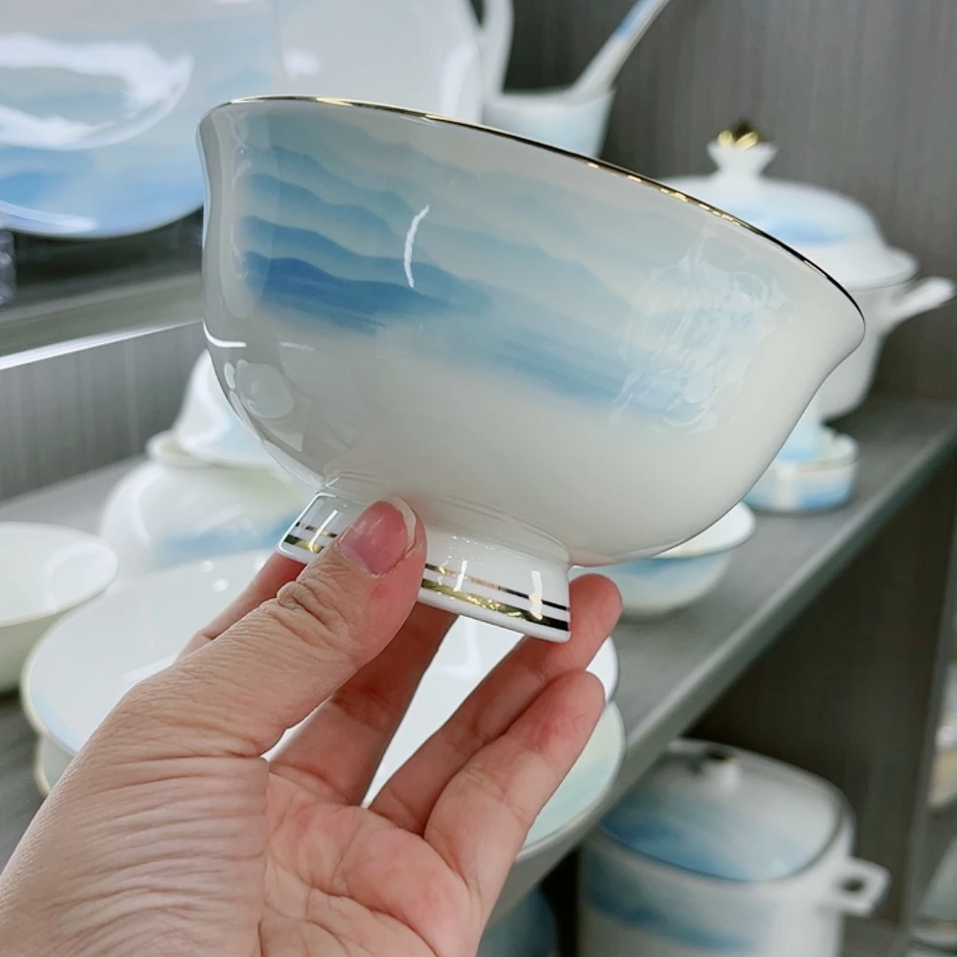 景德镇高档骨瓷碗盘