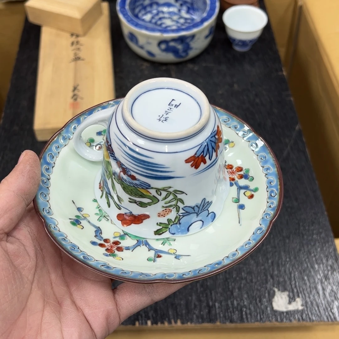 陶瓷日本中古工艺品摆件