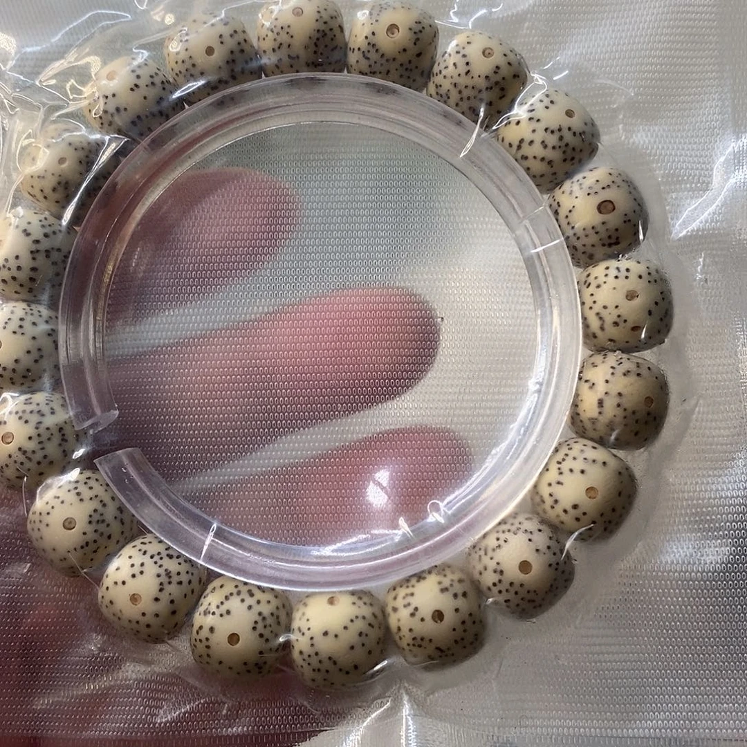 征***程星月菩提手串石玉大眼12*11单