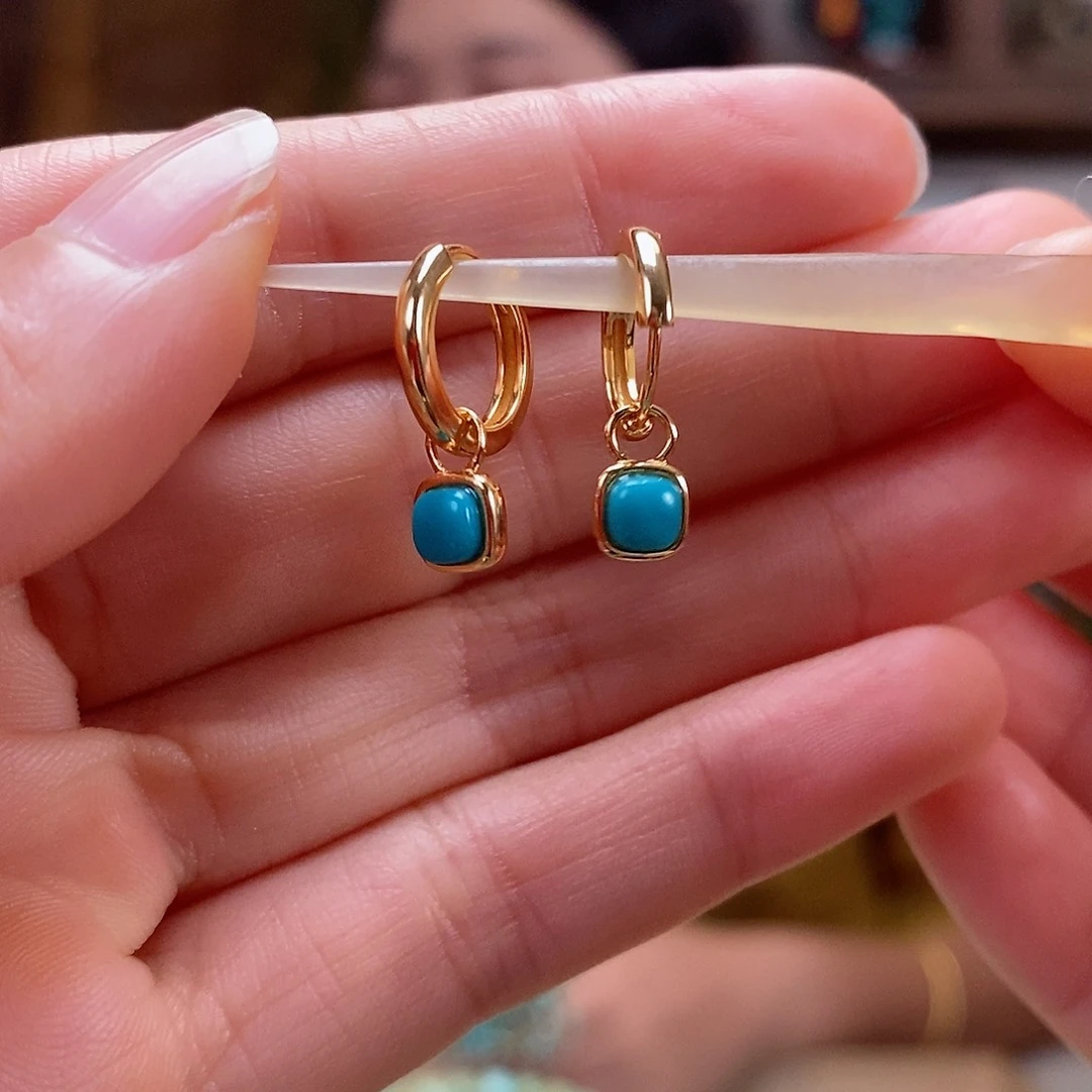 银S925镶嵌绿松石珠宝奇石