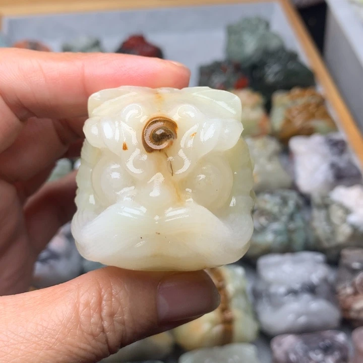 玛瑙/玉髓合金挂件