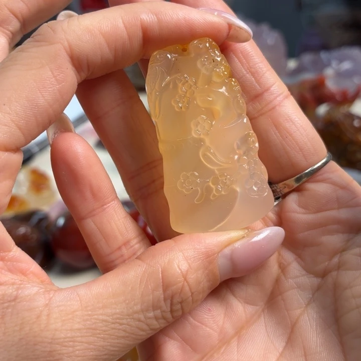 未镶嵌吊坠(不含链)玛瑙/玉髓