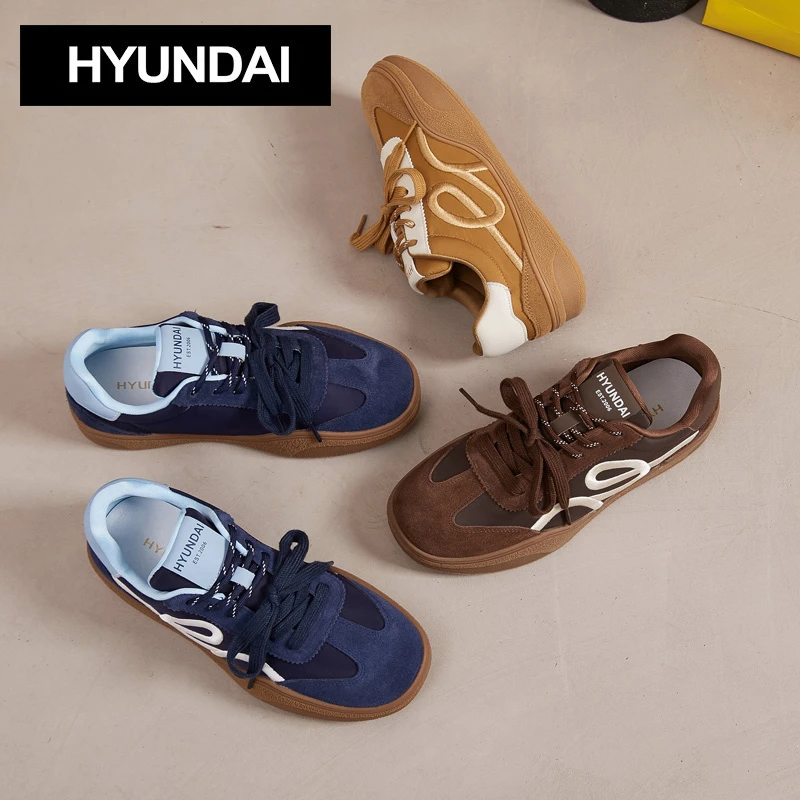 【一只璐甄选】V028 HYUNDAI现代 透气德训鞋时尚休闲女鞋 25908