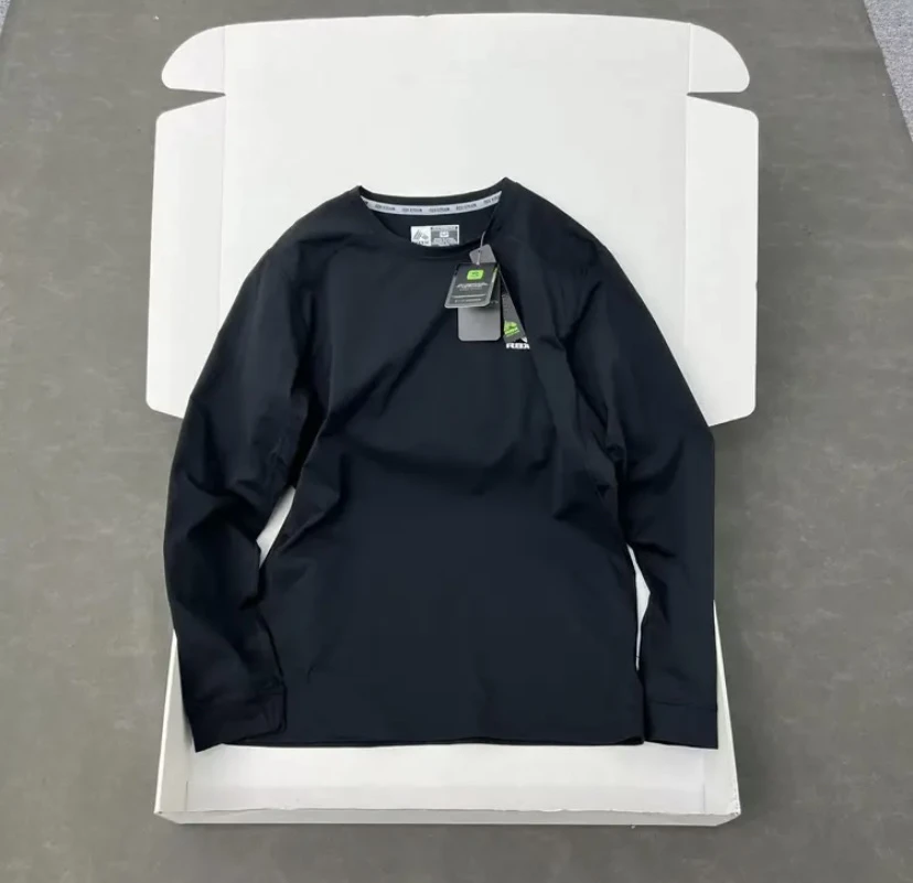 走老美 专业级运动 速干透气 男士运动跑步休闲长袖T恤