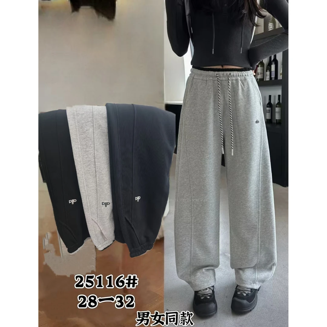 男童秋款字母aiia印花休闲卫裤 25116（155-175）