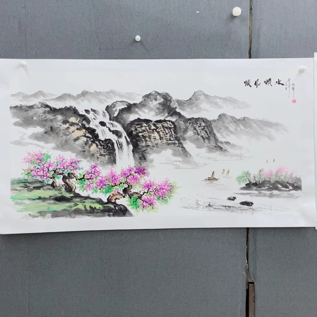 8***号国画手写手绘国画作品76