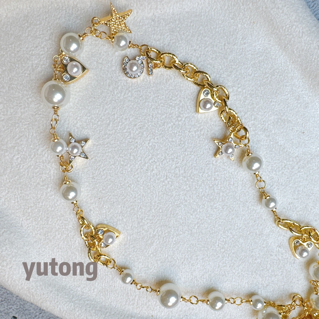 铜合金仿珍珠项链 【雨桐轻奢饰品】设计款项链YT01426