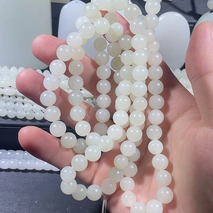 和田玉未镶嵌吊坠(不含链)卡8项链