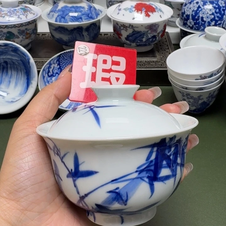 景德镇纯手工手绘茶器蒙蒙