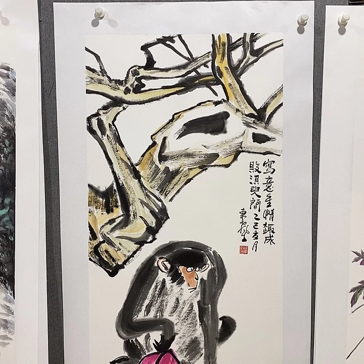 国画手写手绘国画作品16