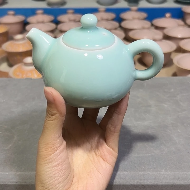 龙泉云间青瓷小米茶器