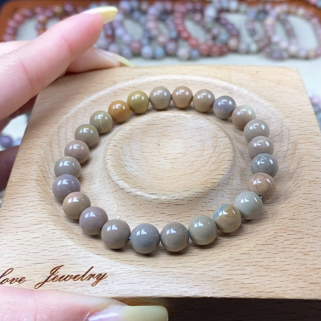 石英质玉手链未镶嵌懒****猫