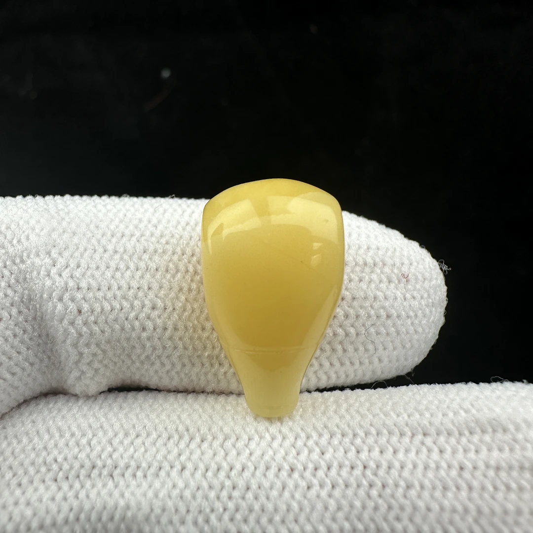 B4406天然原矿蜜蜡瑕疵特价三通10mm支持复检