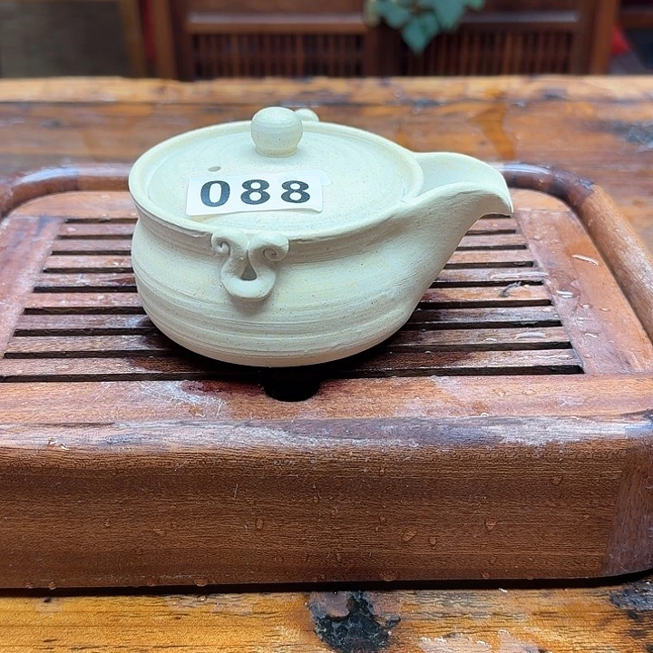 纯手工制作粗陶茶具