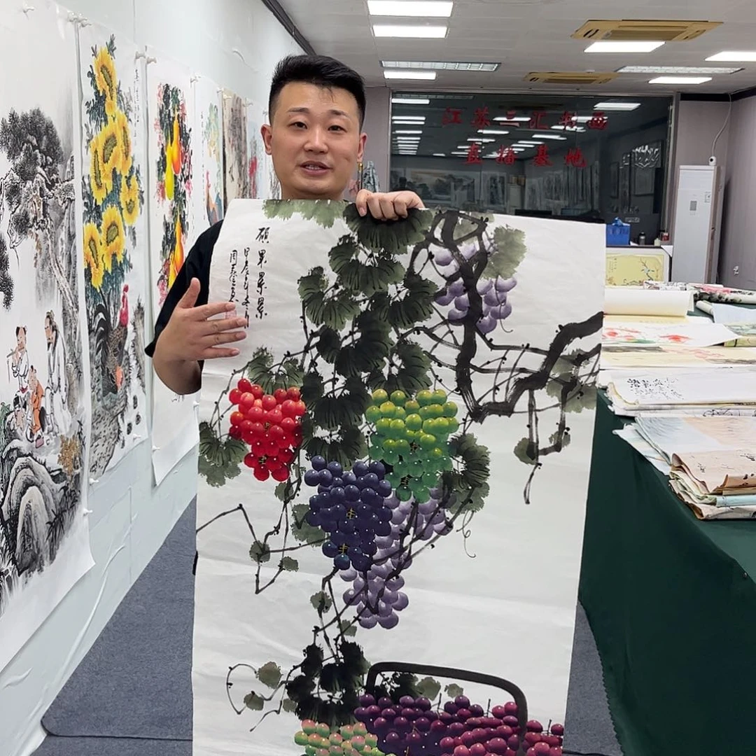 国画国画作品宣纸纯手绘