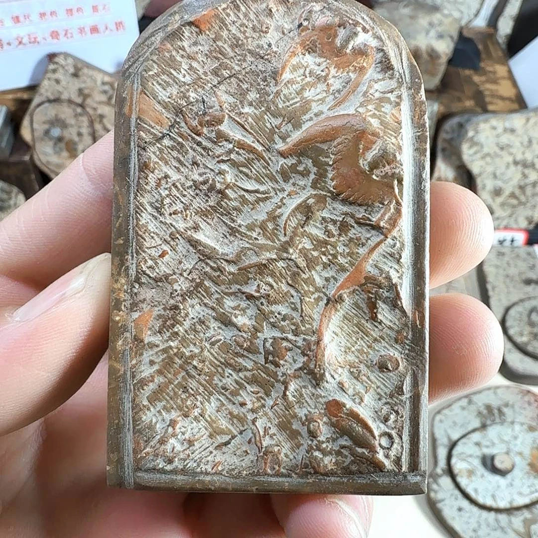 三叶虫化石原石方料