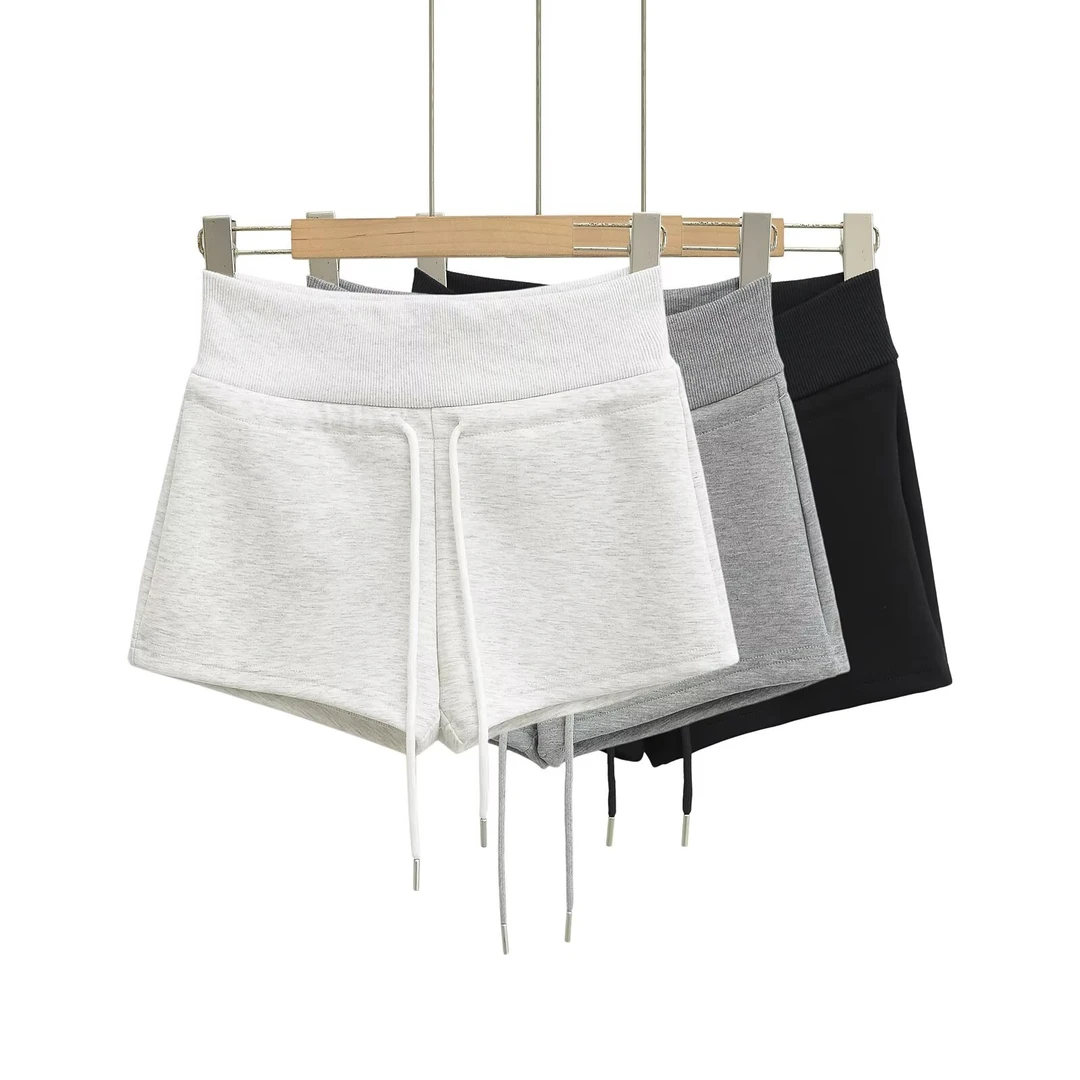 夏季中高腰A字裤高腰INS风短裤休闲裤五分运动时尚宽松显瘦