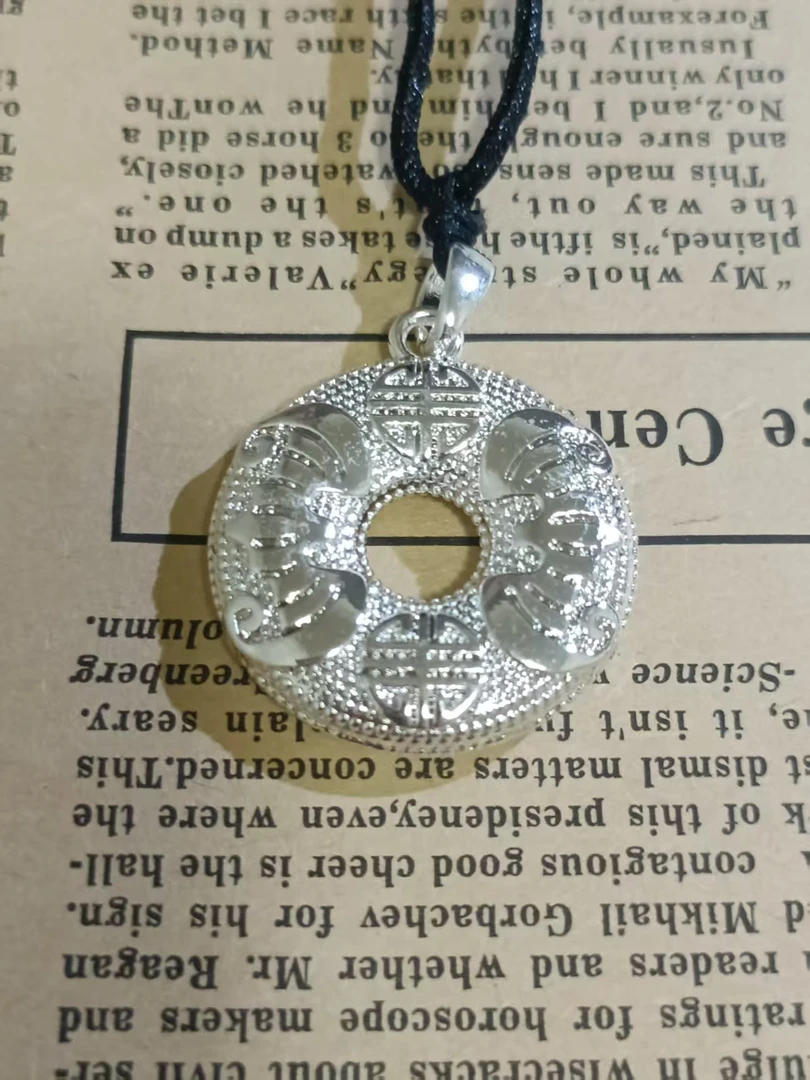 吊坠足银 时尚气质百搭银色吊坠WZH62341