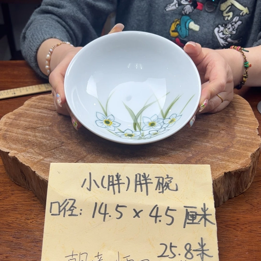 瓷片景德镇陶瓷手工手绘制作