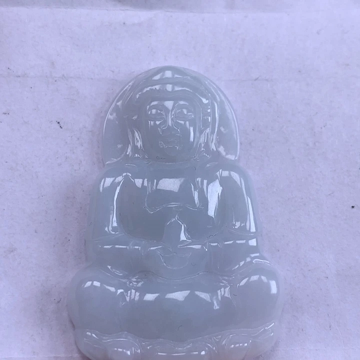 颈饰未镶嵌翡翠观音