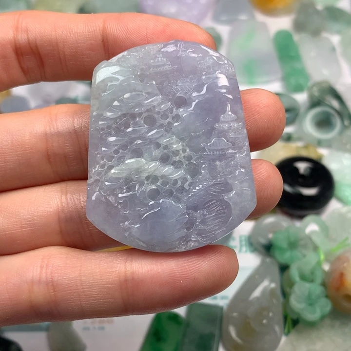 翡翠未镶嵌颈饰翡翠