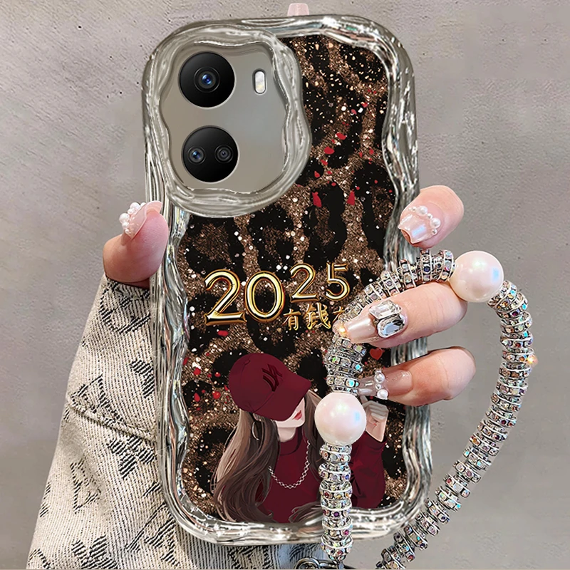 适用于【华为】Nova10SE高级感豹纹有钱有你新年网红女款手机壳