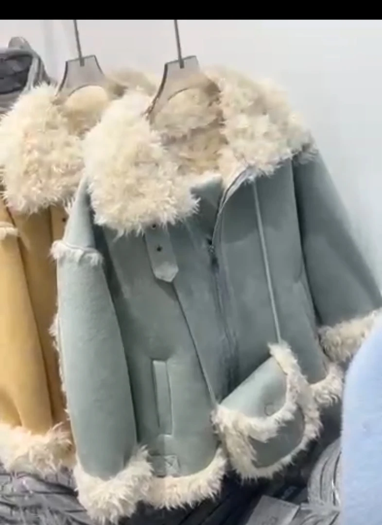 2025新款毛毛外套28190