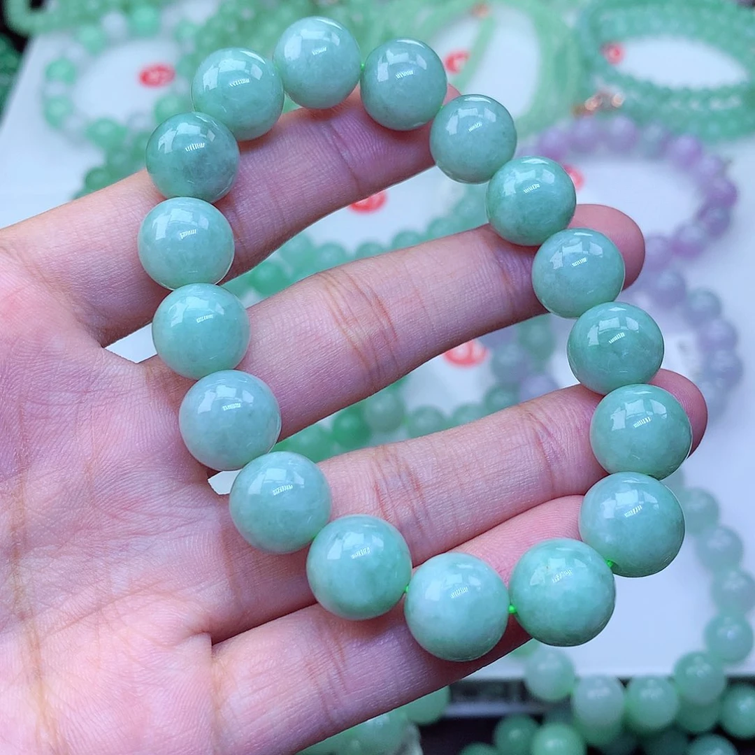 翡翠未镶嵌毛衣链