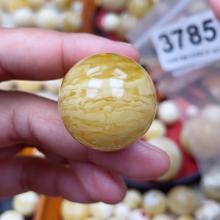 蜜蜡未镶嵌珠宝奇石沙眼29.2虎皮