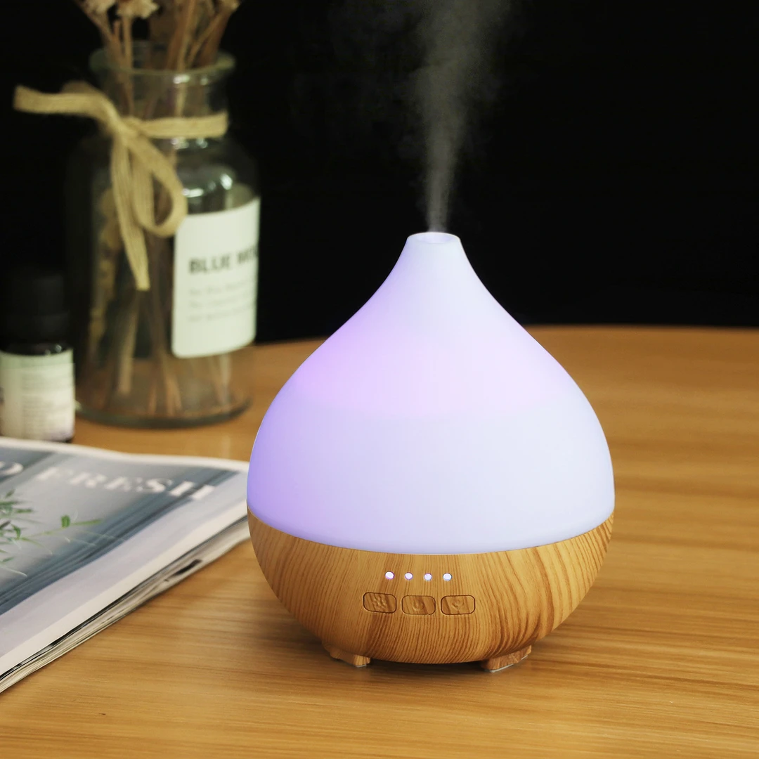【直播福利】加湿器呼吸灯 家用室内USB便携140ml木纹香薰机