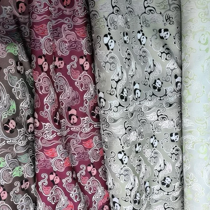 绸都博物馆张和才古蜀锦东汉熊猫锦（面料不支持7天无理由退货）