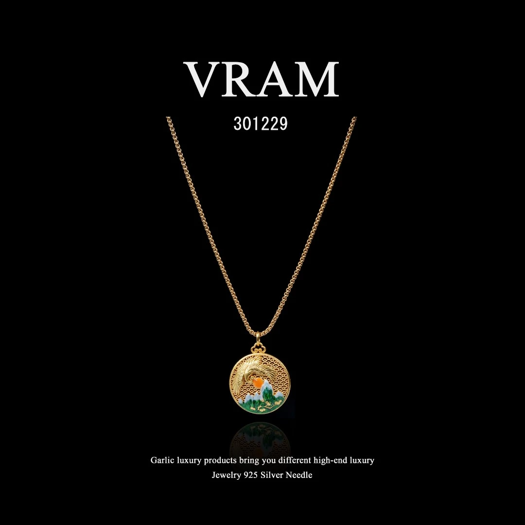 镀K金 VRAM【山河颂】项链~301229（52cm）