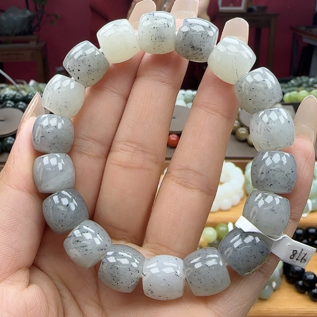 和田玉未镶嵌手链