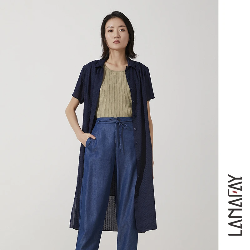 啦娜菲LANAFAY夏季连衣裙1X436 蓝莓色