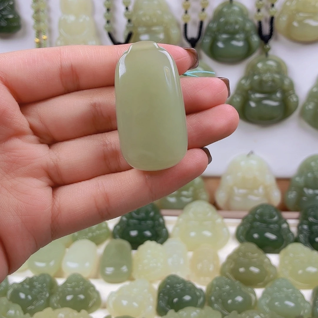 和田玉未镶嵌颈饰43