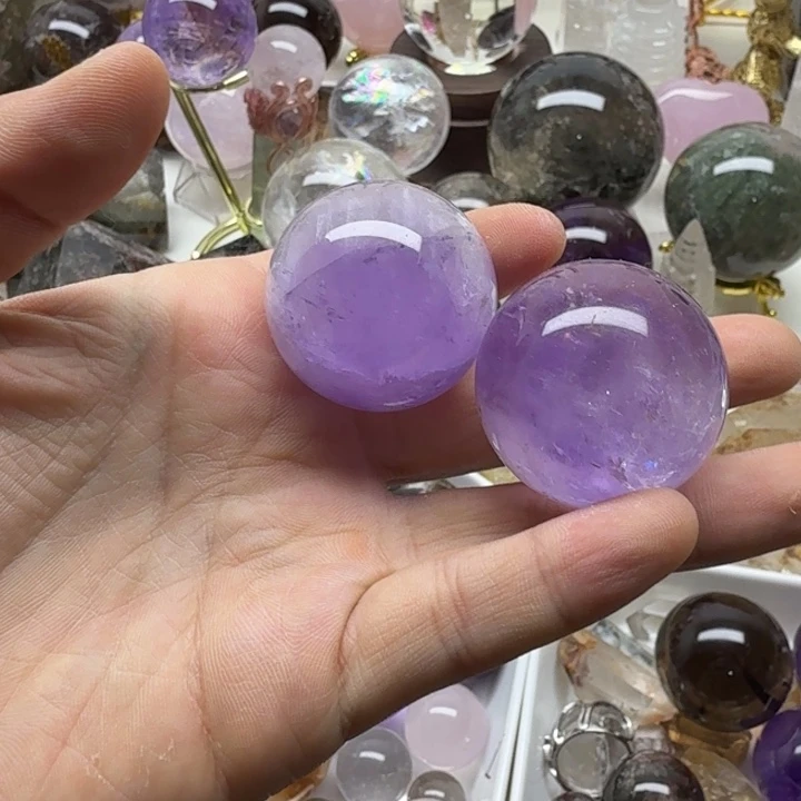 珠宝半成品未镶嵌紫晶