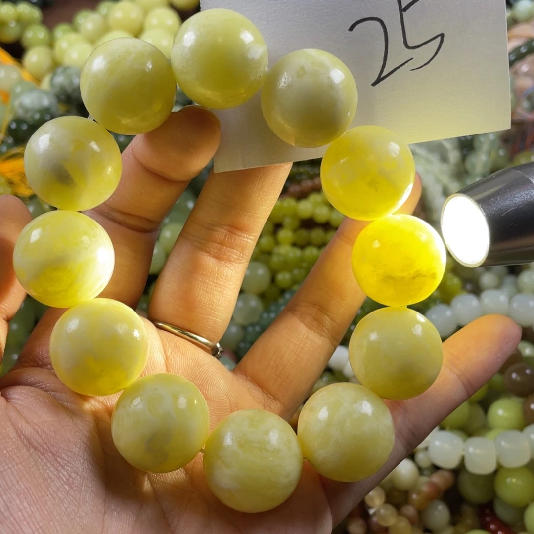 蛇纹石玉未镶嵌手串