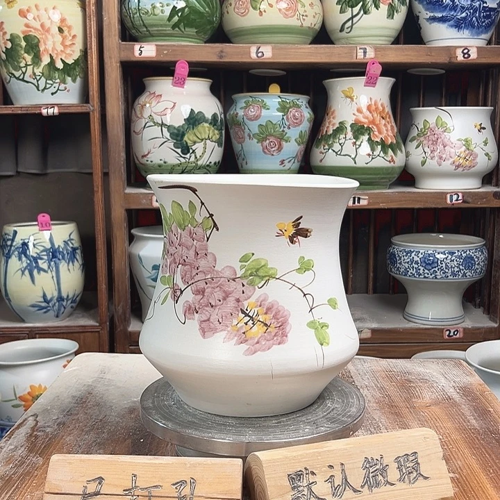 陶瓷小蛮腰紫藤新款新款陶瓷陶瓷陶瓷
