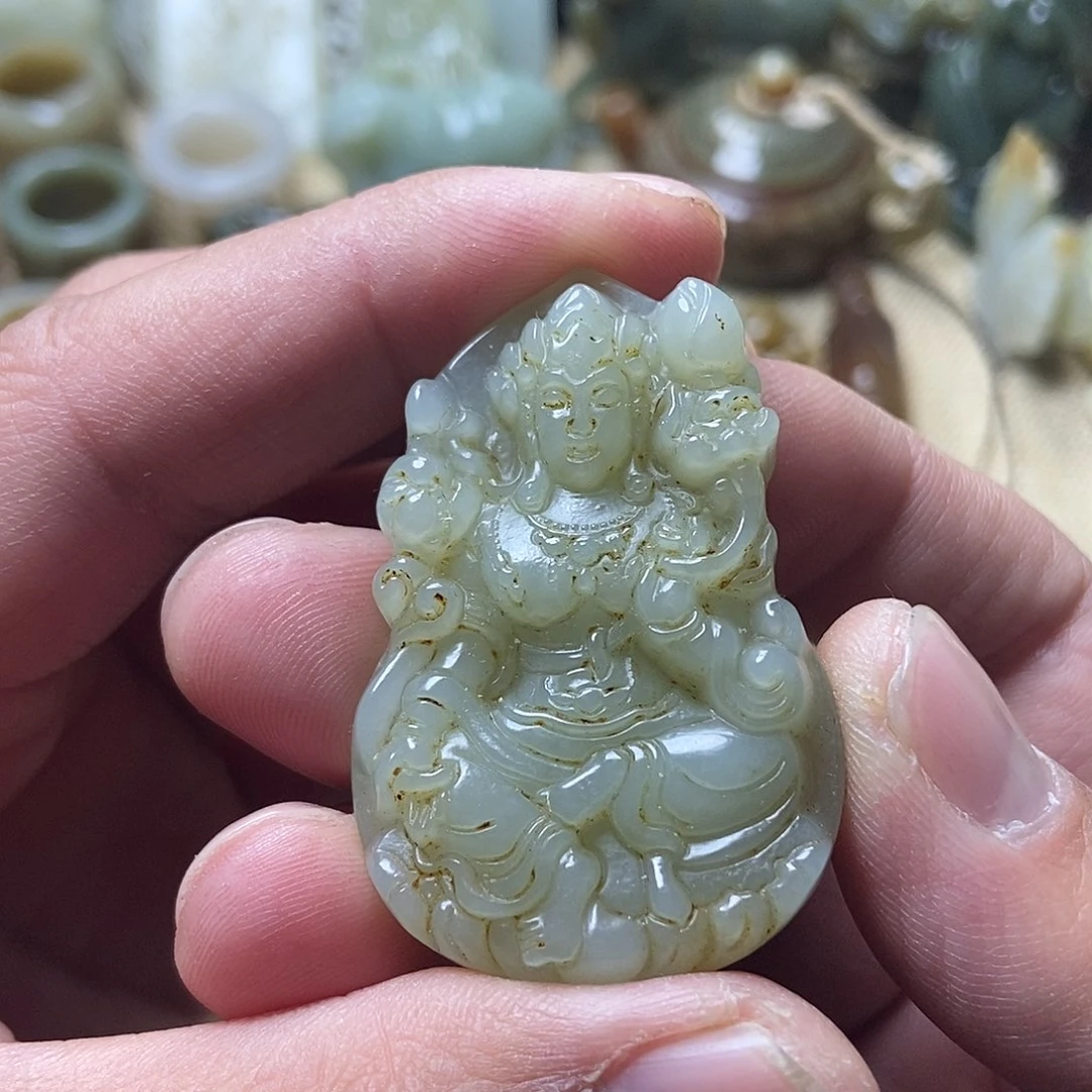 和田玉挂件未镶嵌