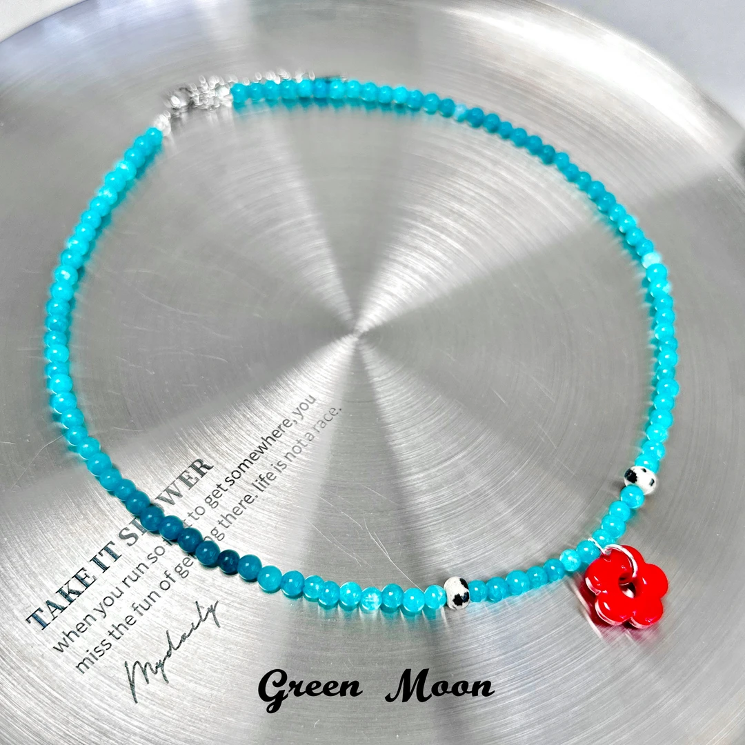 非金属仿水晶项链 【浪漫系数】甜酷辣妹原创精致优雅项链C224