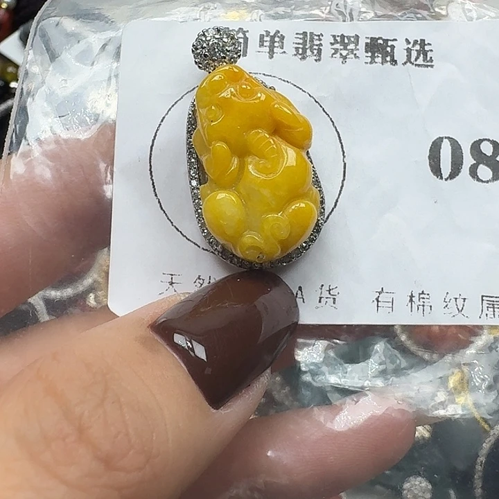 翡翠未镶嵌项链翡翠