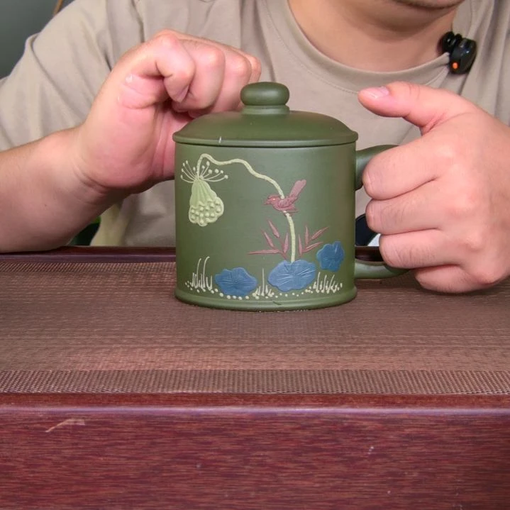 茶杯紫砂高货放漏