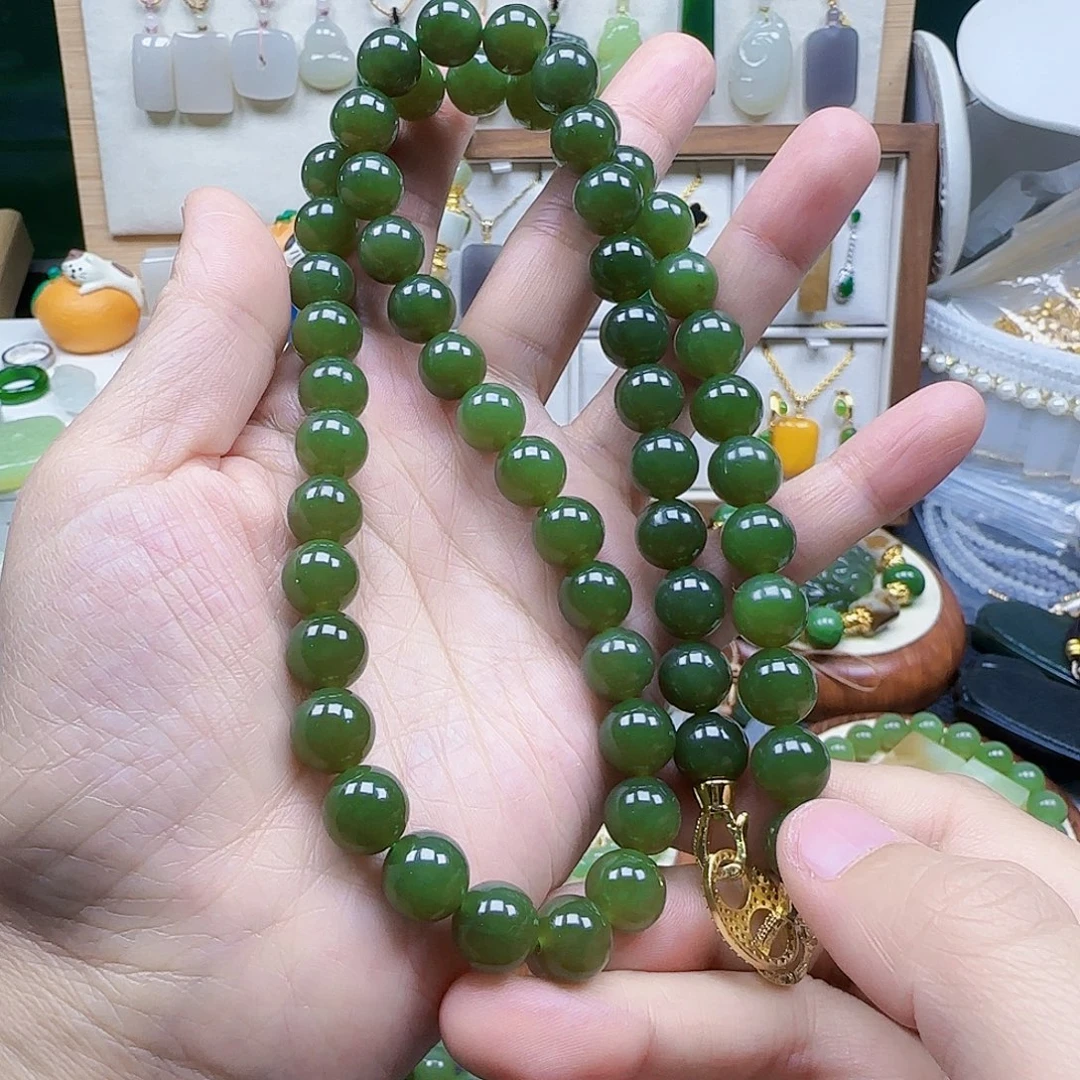 和田玉未镶嵌项链