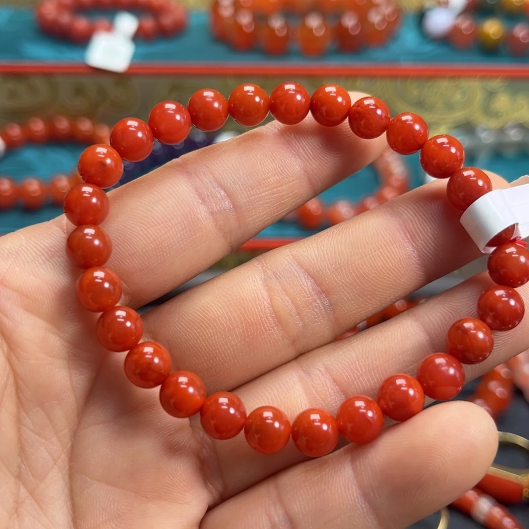 南红玛瑙未镶嵌手串