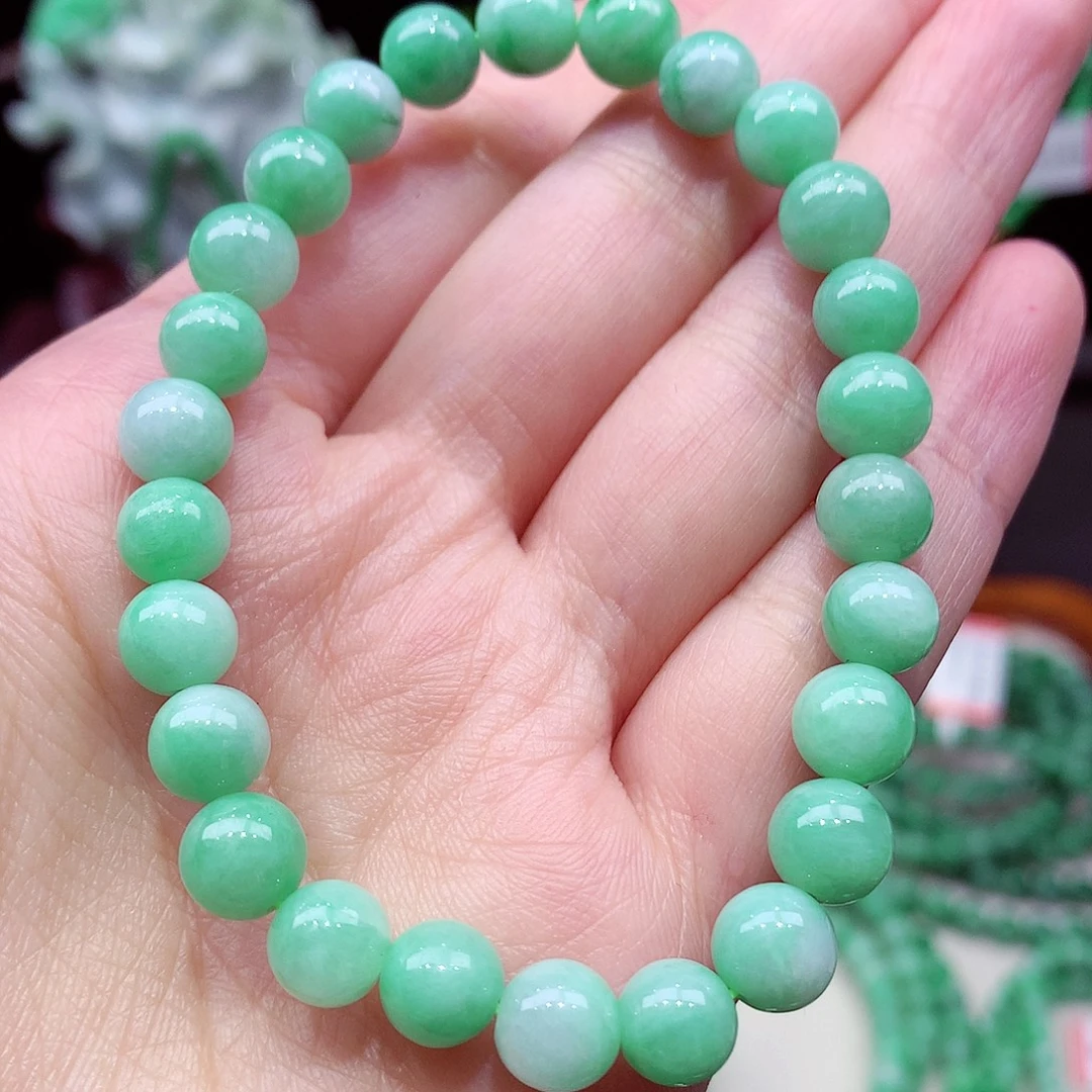 翡翠未镶嵌手链翡翠