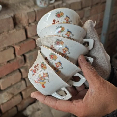 库存微瑕米老鼠五个